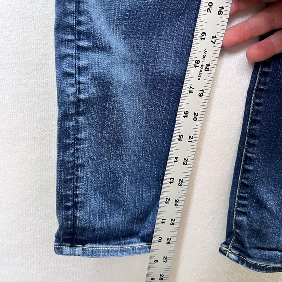 American Eagle Next Level Stretch Skinny Jeans Womens 4 Short Blue Denim 2212 - Picture 7 of 11